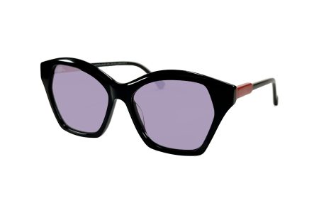ESTER SOLE - C3 Nero Lucido/Lente Viola