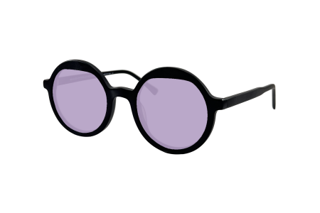 NEMESI SOLE - C1 Nero Opaco/Lente Viola