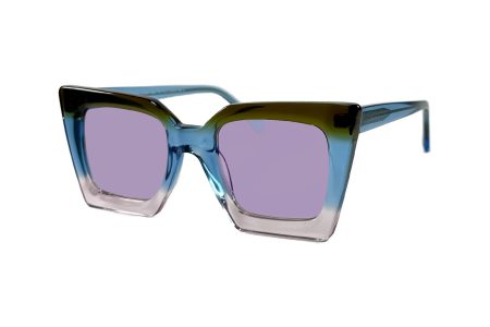 PETINA SOLE - C4 Marrone Azzurro Lucido/Lente Viola