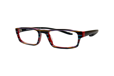 AGORDO - C10 Multicolor Nero Rosso Lucido